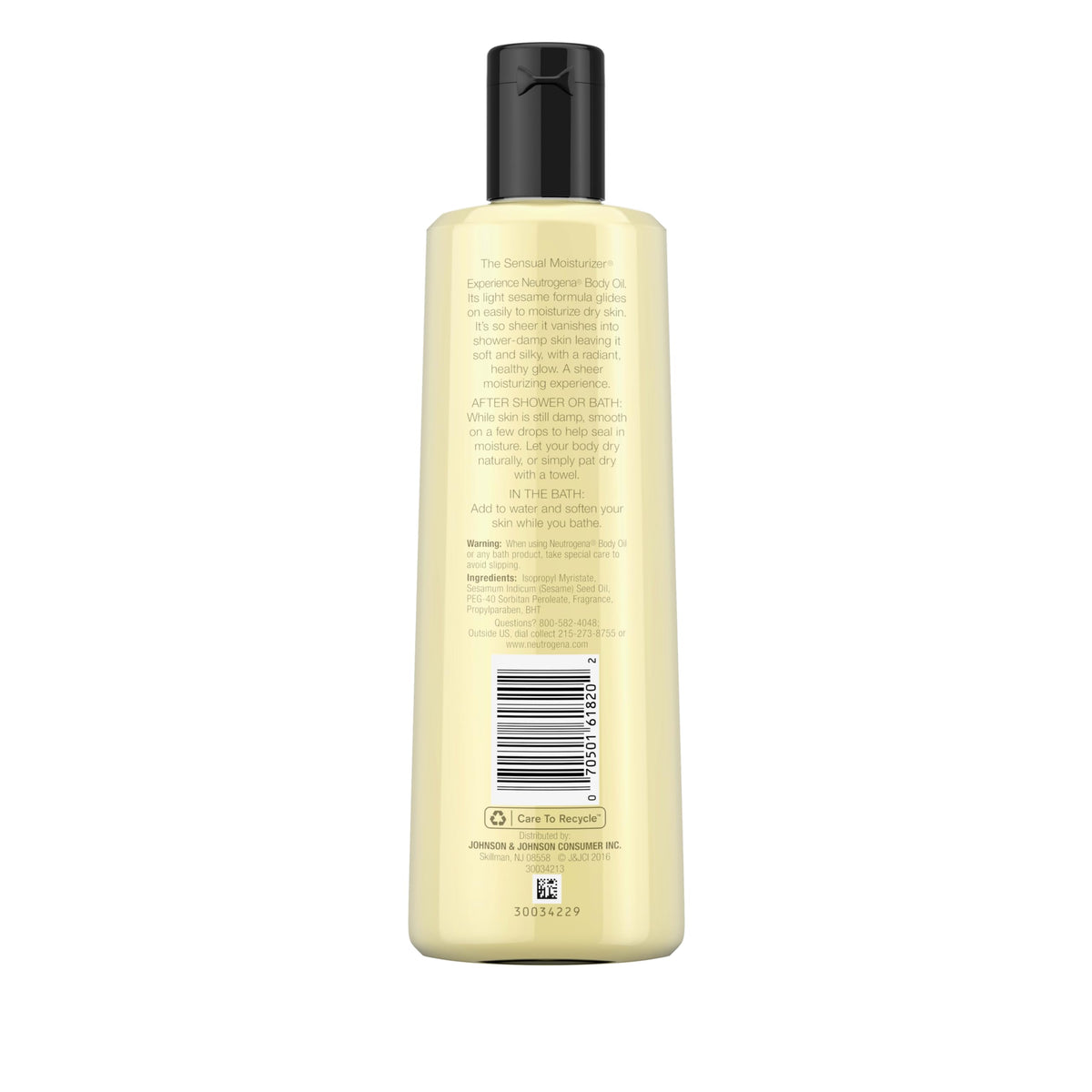 Neutrogena Body Oil Light Sesame Formula, 16 fl. oz