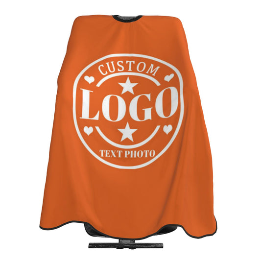 Custom Barber Cape Customized Haircut Capes Logo Text Photo Salon Hairdressing Apron for Home and Barbershop