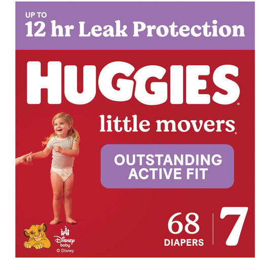 Huggies Little Movers Diapers Size 6, 84 Count