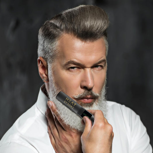 StyleCraft Heat Stroke Cordless Beard & Styling Hot Brush Hair Straightener