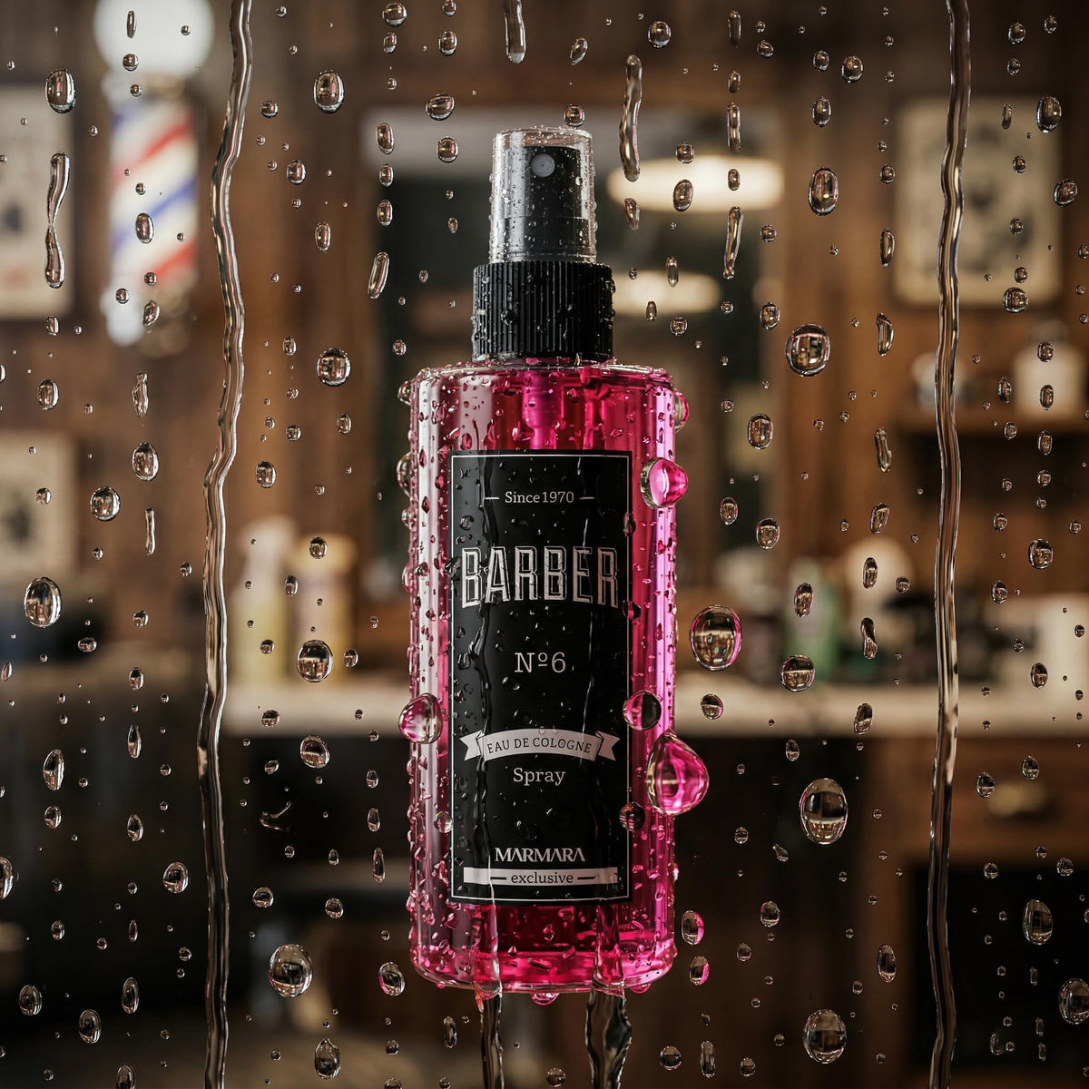 barber marmara No.3 Aftershave For Men, Turkish Eau De Cologne, Refreshing & Soothing, Moisturising & Cleansing.Leather, Cedarwood & Pacthouli Scent. Long Lasting Fragrance, 16.9 fl oz