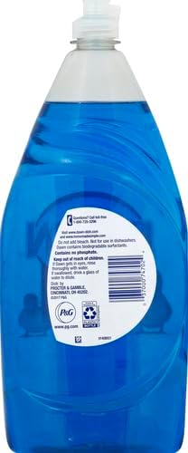 Dawn Ultra Dish Soap Refill Jug, Large Size Original Blue Liquid Dishwashing Detergent, Powerful Dish Soap for Grease, 51.5 oz