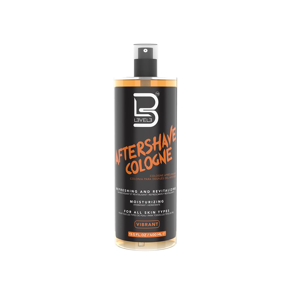 L3 Level 3 Aftershave Cologne Spray for Men, Aqua, 13.5 fl oz
