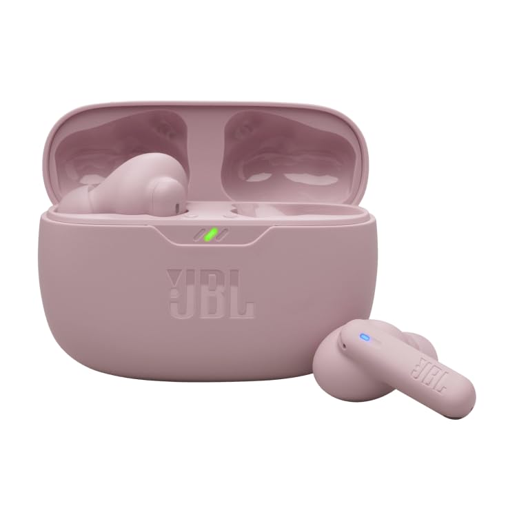 JBL Vibe Beam 2 - True Wireless Noise Cancelling Earbuds with JBL Pure Bass Sound & Smart Ambient technology, 4mics for crisp, clear calls, up to 40Hrs of Playback, IP54 Dust & Water resistant (Black)