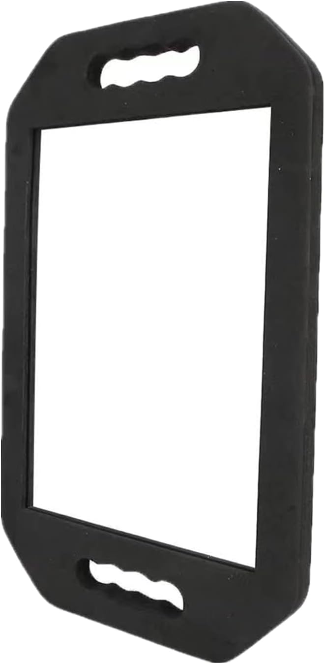 HREW Handle Mirror Large Rectangular Hand Held Mirror with Double Handle - Lightweight Hair Salon Equipment Hairstylist and Barber Accessories (1Pcs Rectangle)