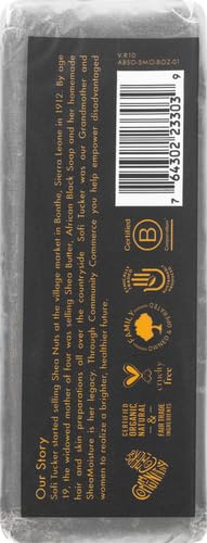SheaMoisture Bar Soap for Troubled Skin African Black Soap Cleanser with Shea Butter 8 oz