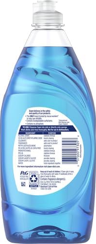 Dawn Ultra Dish Soap Refill Jug, Large Size Original Blue Liquid Dishwashing Detergent, Powerful Dish Soap for Grease, 51.5 oz