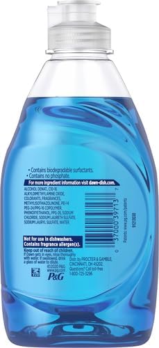 Dawn Ultra Dish Soap Refill Jug, Large Size Original Blue Liquid Dishwashing Detergent, Powerful Dish Soap for Grease, 51.5 oz