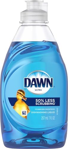 Dawn Ultra Dish Soap Refill Jug, Large Size Original Blue Liquid Dishwashing Detergent, Powerful Dish Soap for Grease, 51.5 oz