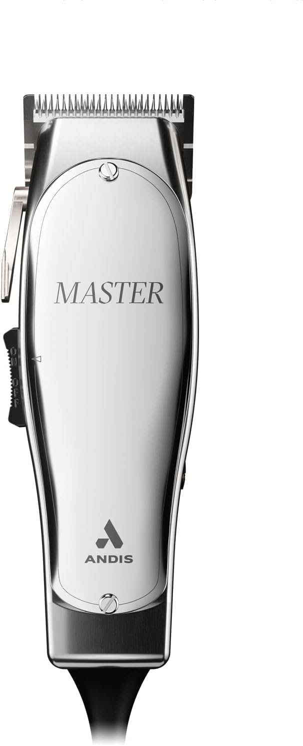 Andis 01815 Master Adjustable Blade Hair Clipper, 14000 SPM, Silver