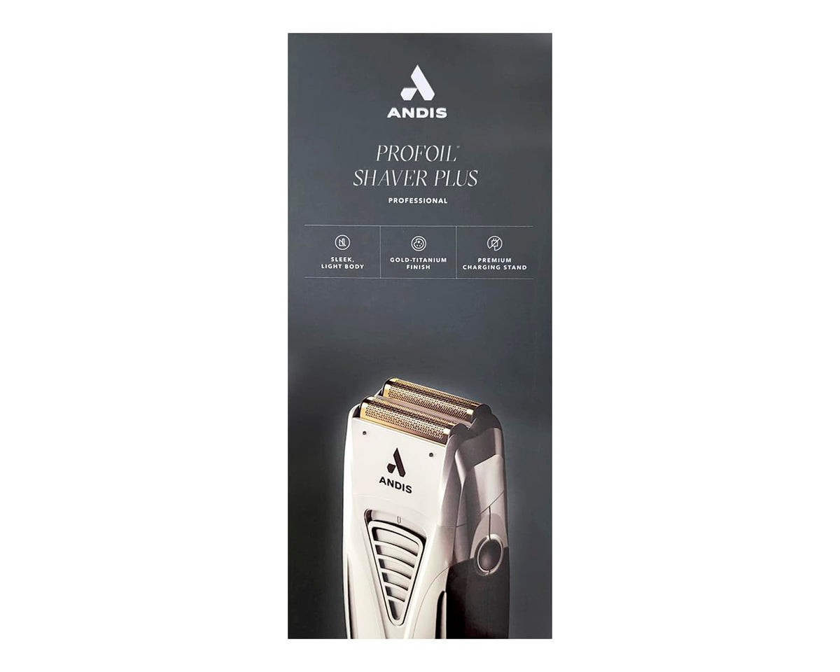 Andis TS-1 17235 Pro Foil Lithium Titanium Foil Shaver, Gray