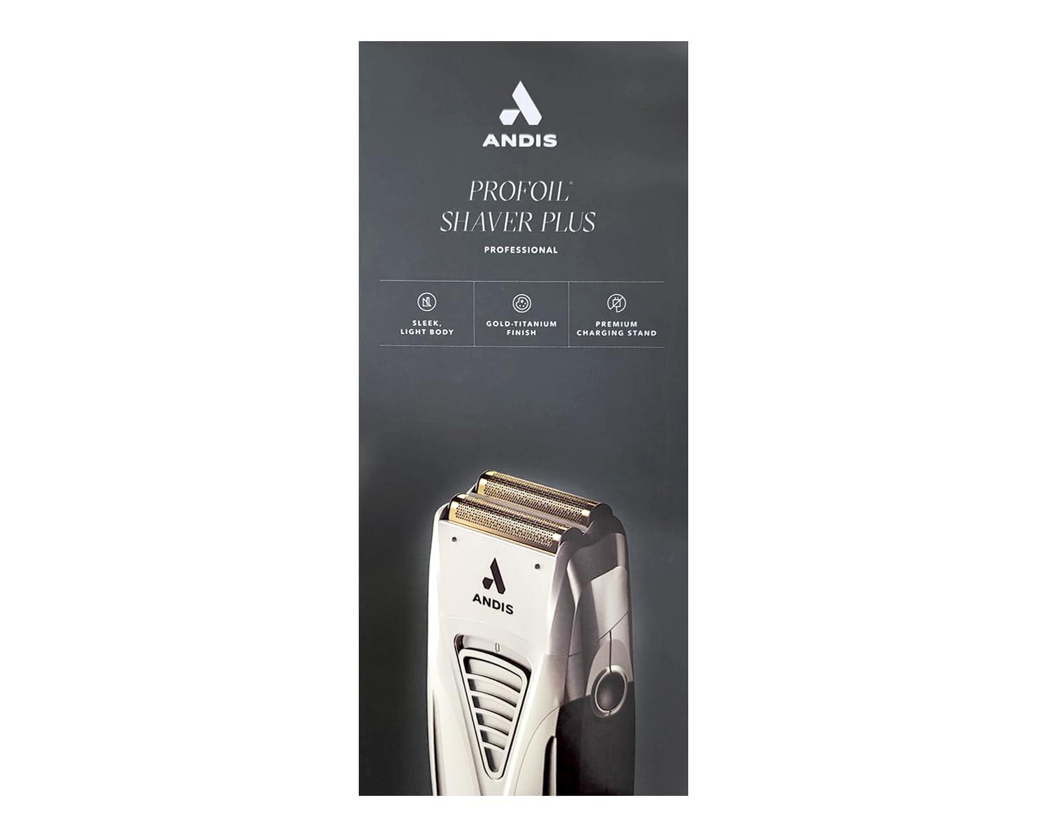 Andis TS-1 17235 Pro Foil Lithium Titanium Foil Shaver, Gray