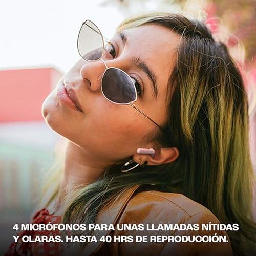 JBL Vibe Beam 2 - True Wireless Noise Cancelling Earbuds with JBL Pure Bass Sound & Smart Ambient technology, 4mics for crisp, clear calls, up to 40Hrs of Playback, IP54 Dust & Water resistant (Black)