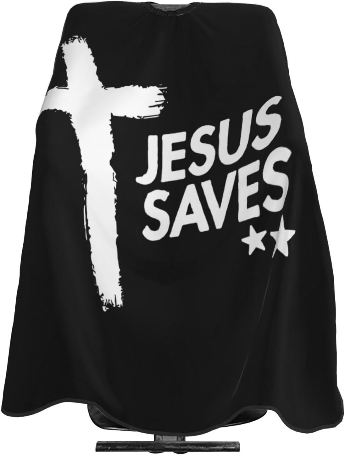 Christian Barber Cape, Jesus Hair Cutting Barber Cape Salon and Dyeing Styling Cloth for Women/Men
