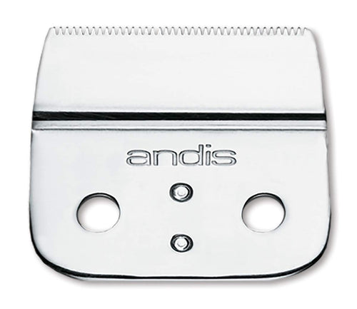 Andis 74055 Professional Corded/Cordless Hair & Beard Trimmer, Zero Gapped, Close Cutting Carbon Steel T-Outliner Blade, Grey