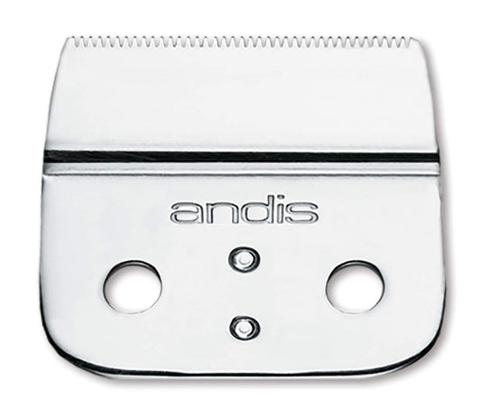 Andis 74055 Professional Corded/Cordless Hair & Beard Trimmer, Zero Gapped, Close Cutting Carbon Steel T-Outliner Blade, Grey