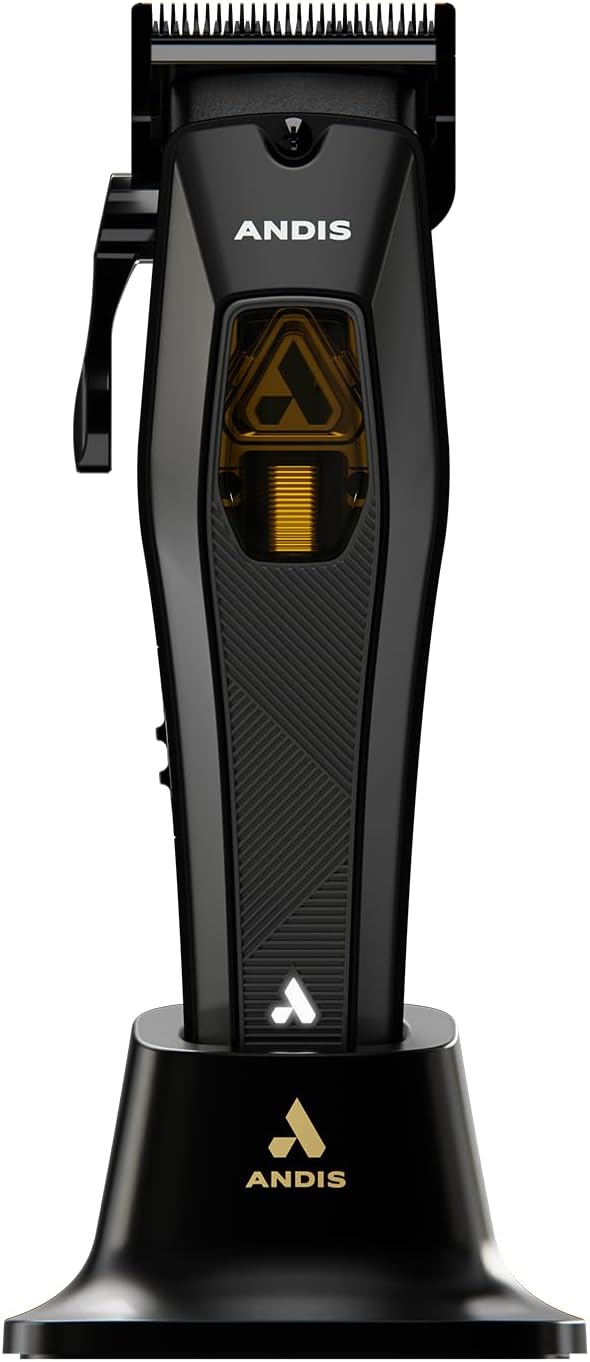 Andis Recon Professional Barber Vector Motor Hair Clipper, Phaze Blade | 9,000 SPM cordless motor, adjusts 0000-0A, 4-hr runtime, USB-C, professional cordless hair clipper