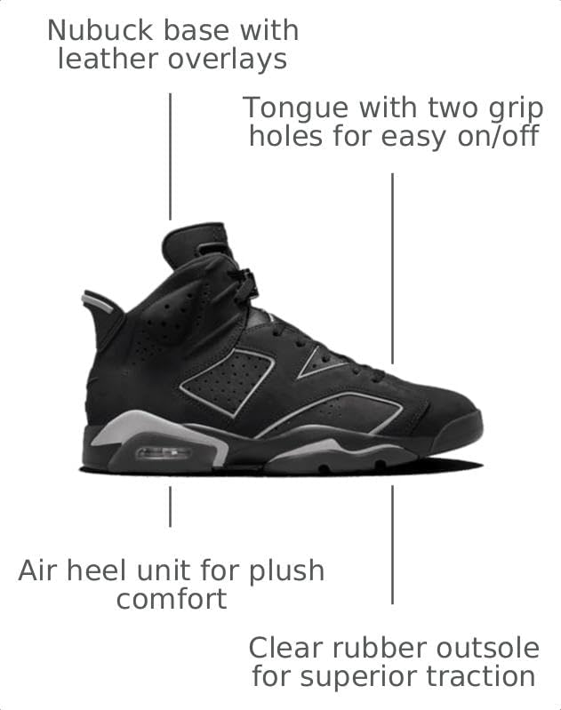 Jordan Retro 6 - Men's (Black/Multi)