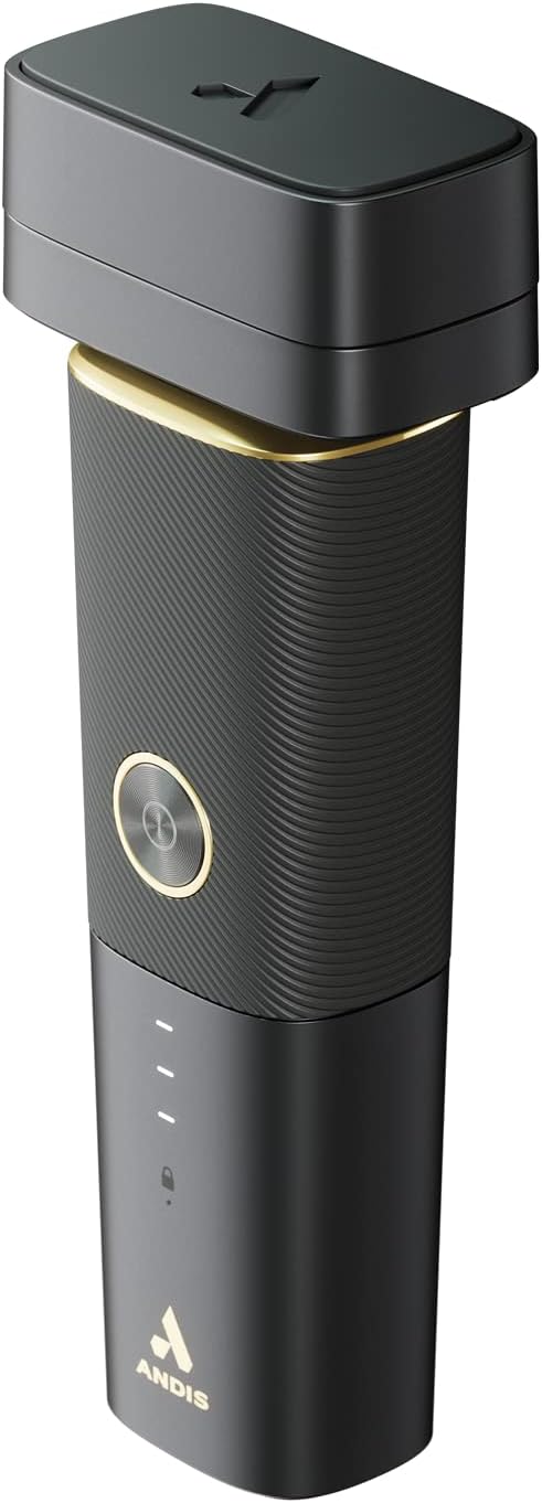 Andis 17300 reSURGE Electric Lithium Titanium Precision Foil Wet/Dry Rechargeable Shaver, Black