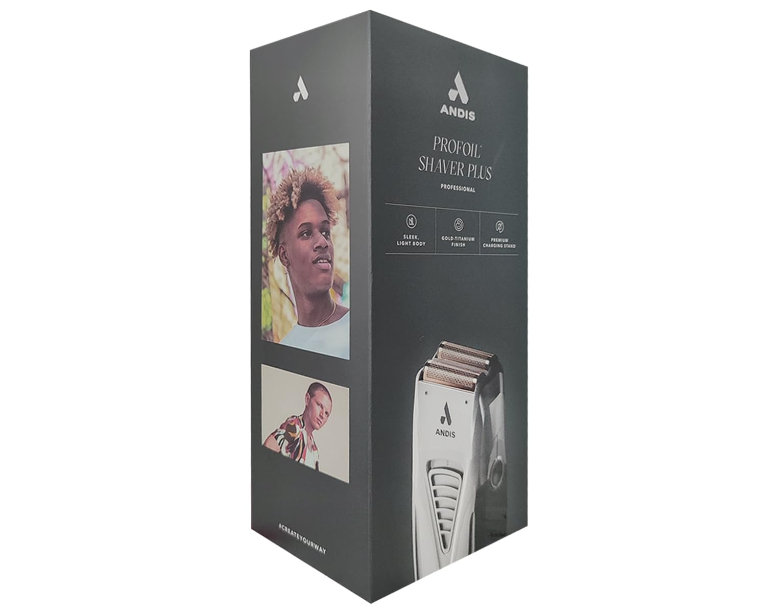 Andis TS-1 17235 Pro Foil Lithium Titanium Foil Shaver, Gray