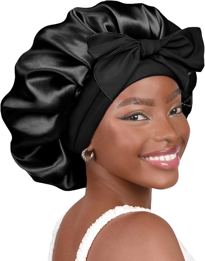 YANIBEST Adjustable Silk Bonnet – Double Layer