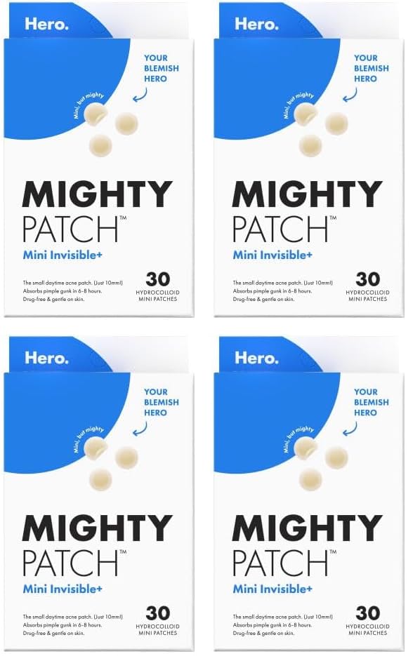 Mighty Patch Hero Cosmetics Original Nighttime Acne Pimple Patches, 36 Ct