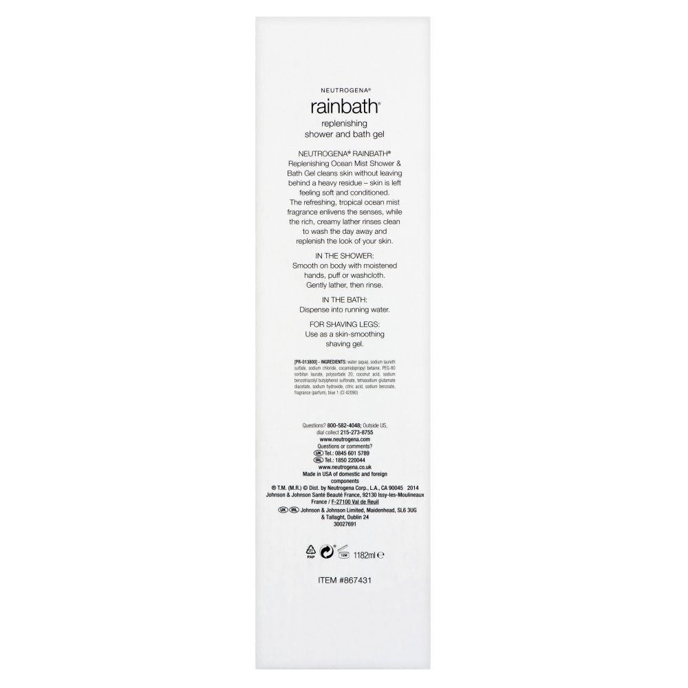 Neutrogena Rainbath Refreshing Shower Gel, Original, 32 fl. oz
