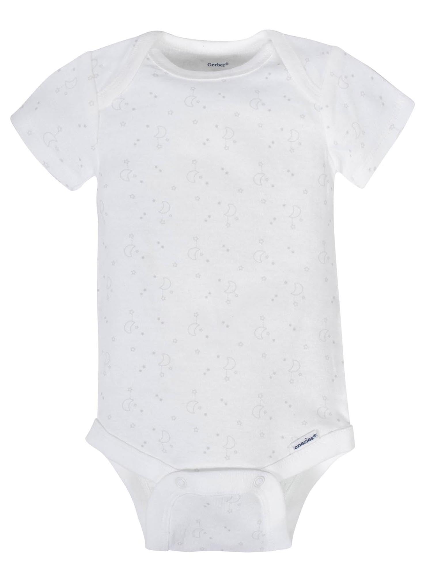 Gerber Baby Boys & Girls 8-Pack Short Sleeve Onesies Bodysuits