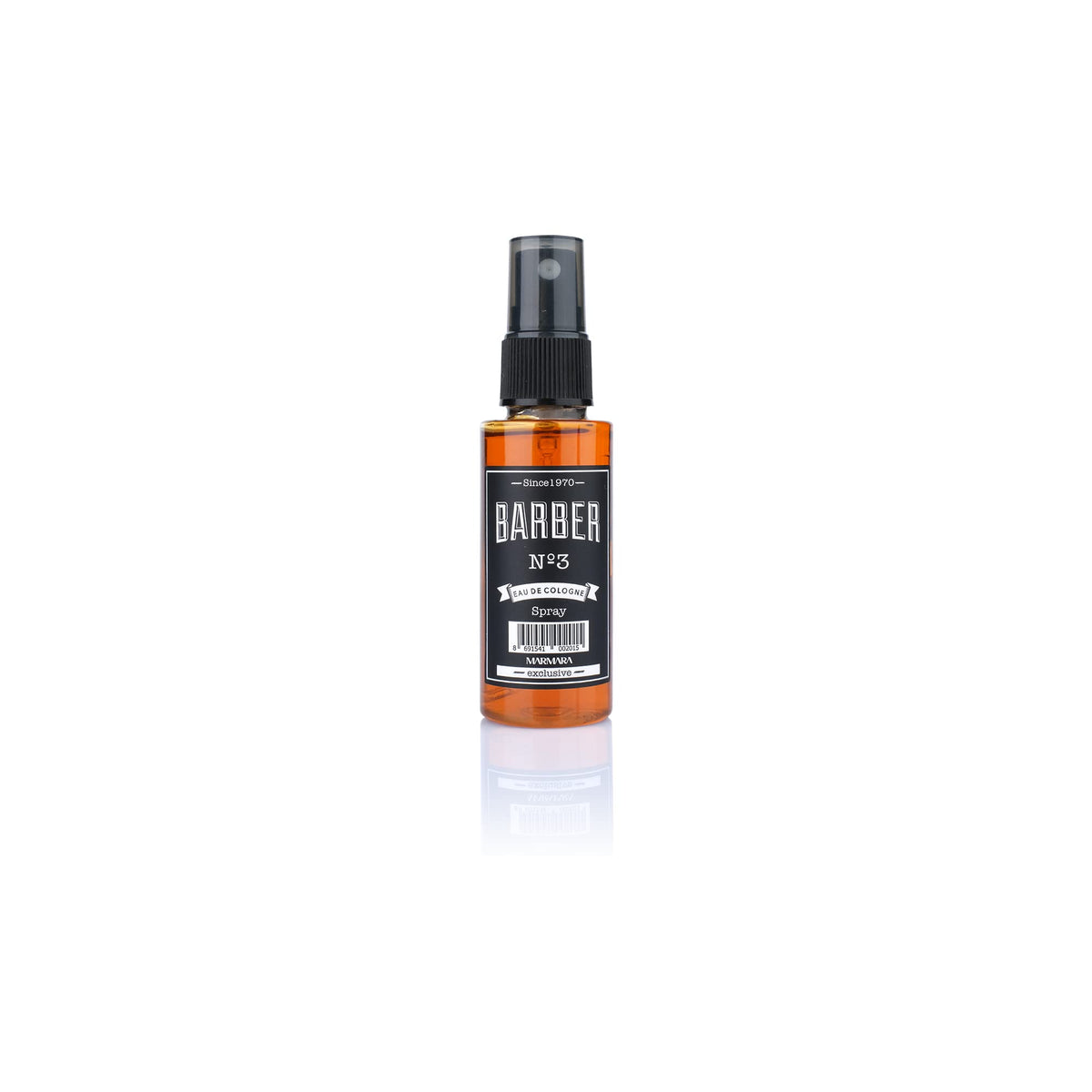 barber marmara No.3 Aftershave For Men, Turkish Eau De Cologne, Refreshing & Soothing, Moisturising & Cleansing.Leather, Cedarwood & Pacthouli Scent. Long Lasting Fragrance, 16.9 fl oz