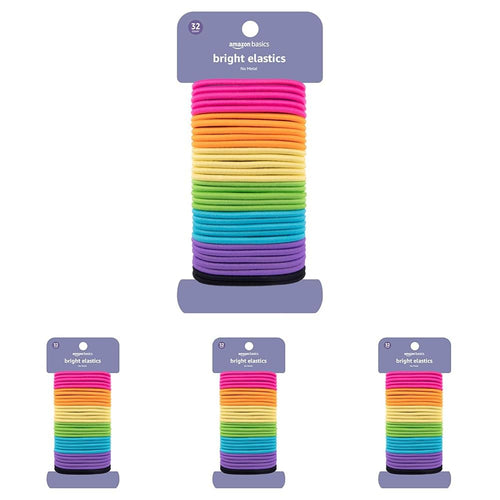 Amazon Basics No Damage Elastic Hair Ties – 32ct