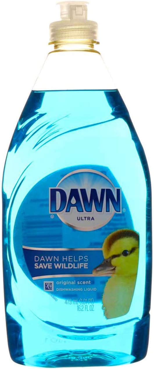 Dawn Ultra Dish Soap Refill Jug, Large Size Original Blue Liquid Dishwashing Detergent, Powerful Dish Soap for Grease, 51.5 oz