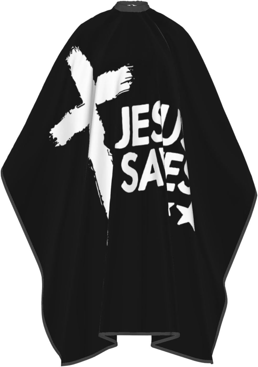 Christian Barber Cape, Jesus Hair Cutting Barber Cape Salon and Dyeing Styling Cloth for Women/Men