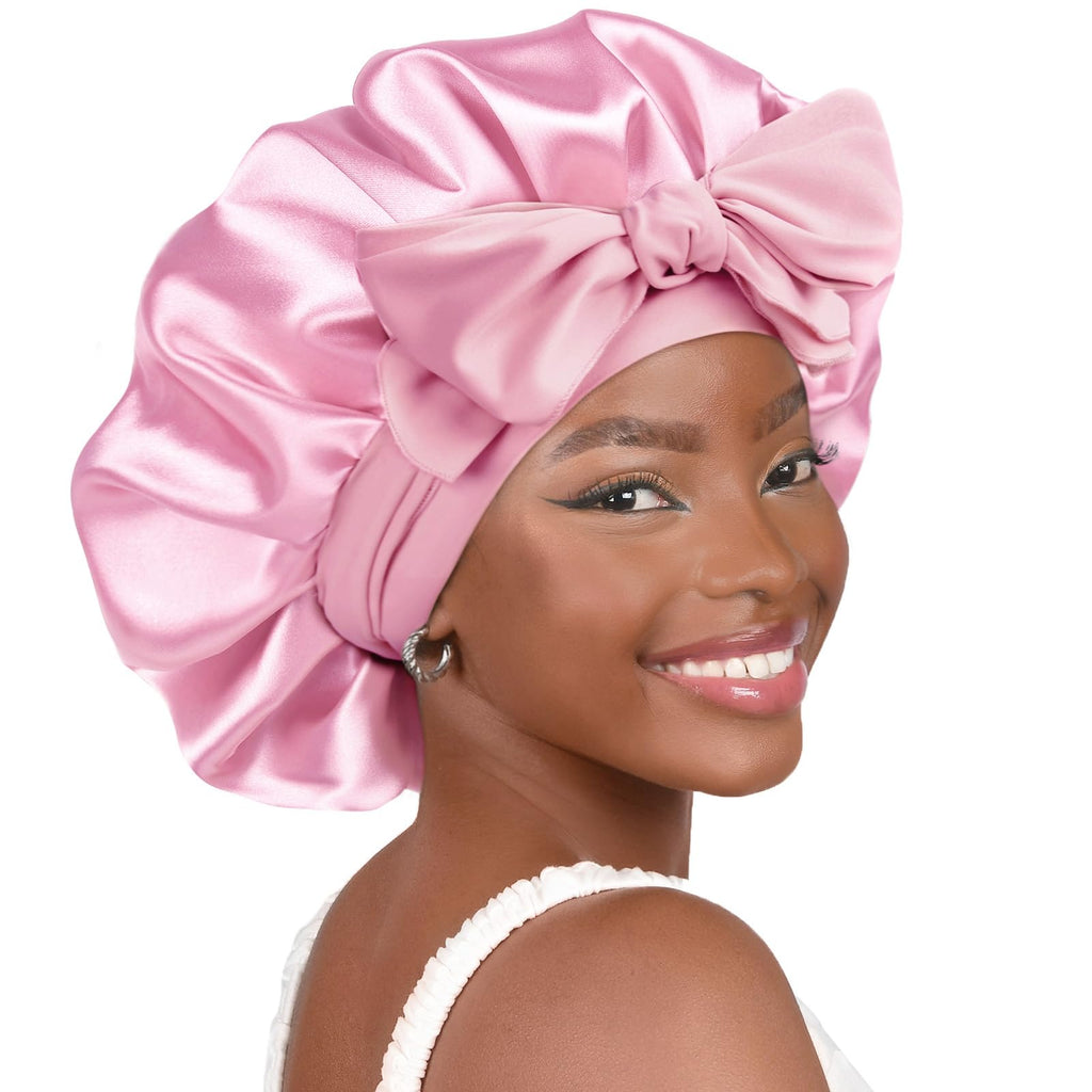 YANIBEST Adjustable Silk Bonnet – Double Layer