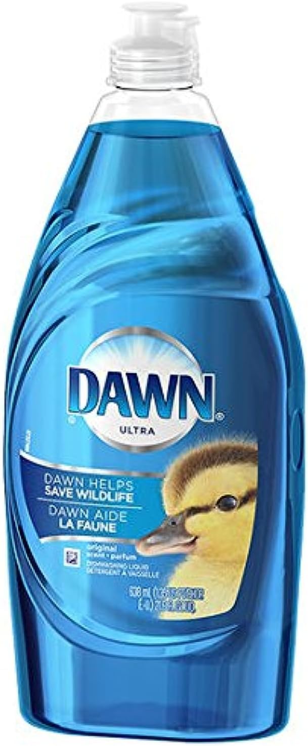 Dawn Ultra Dish Soap Refill Jug, Large Size Original Blue Liquid Dishwashing Detergent, Powerful Dish Soap for Grease, 51.5 oz