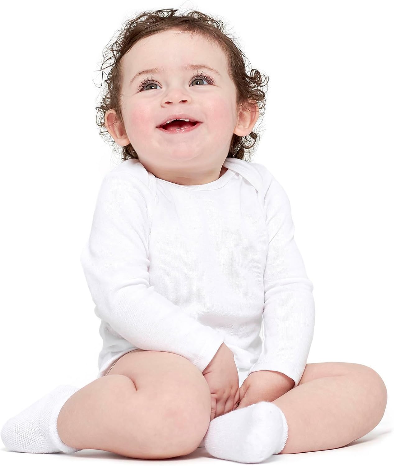 Gerber Baby Boys & Girls 6-Pack Long Sleeve Onesies Bodysuit
