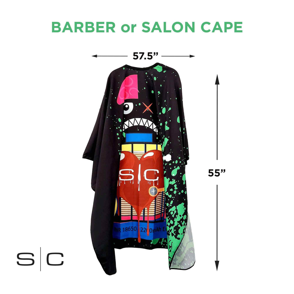 Stylecraft Kick Cover Barber Cape Water-Resistant Hair Cutting One Size