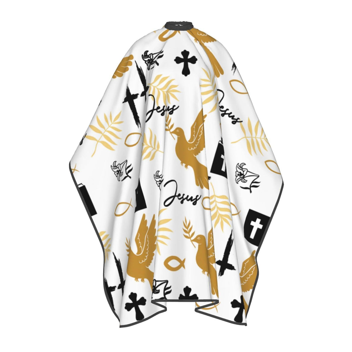 Christian Barber Cape, Jesus Hair Cutting Barber Cape Salon and Dyeing Styling Cloth for Women/Men