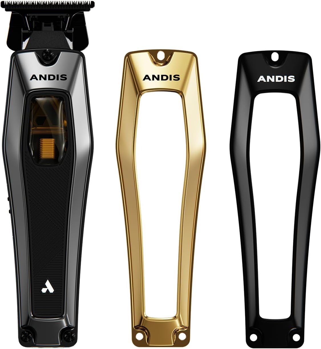 Andis 562703 Recon Professional Barber Vector Motor Beard & Hair Cordless Trimmer, DLC T-Blade, USB-C Charging with Premium Charge Stand, Black