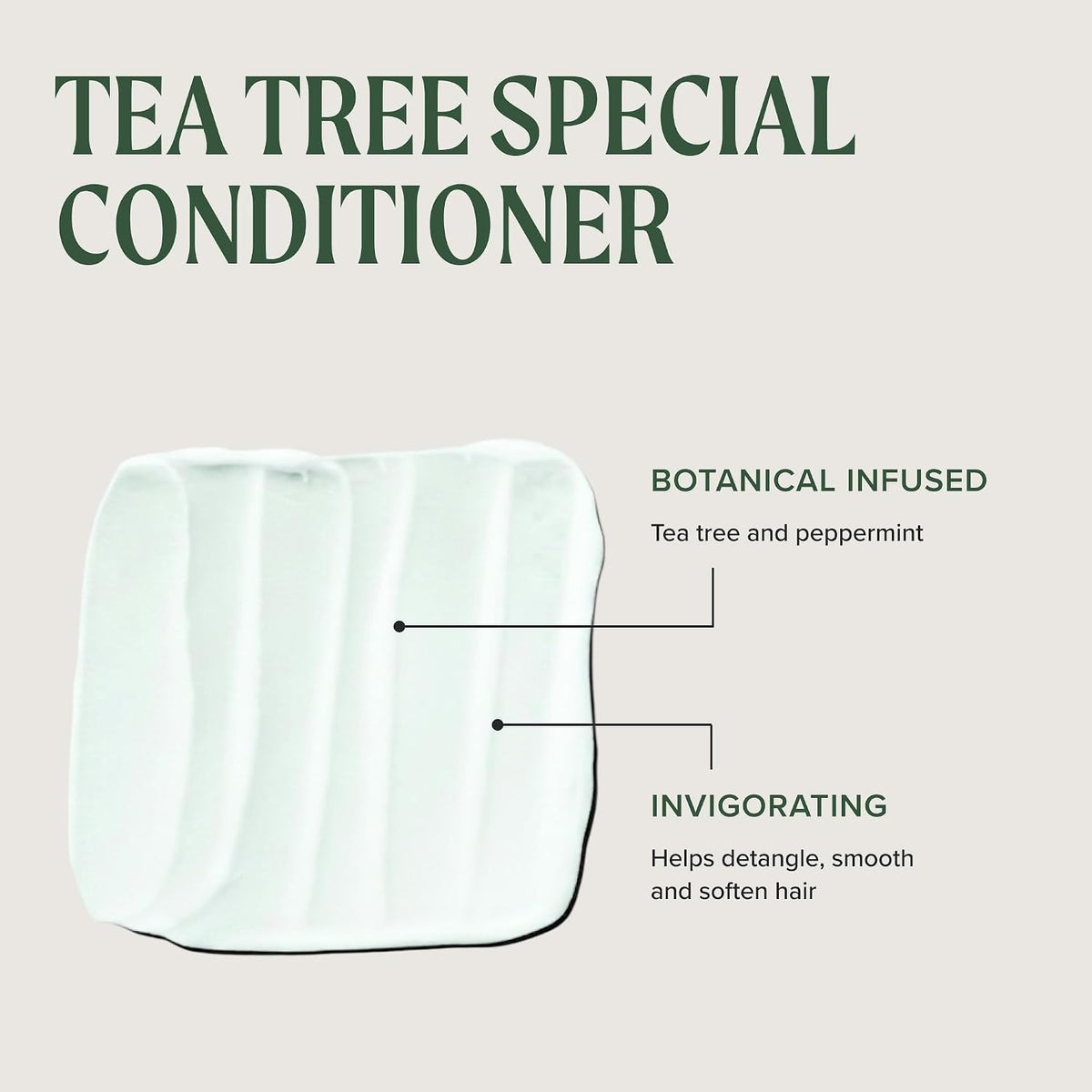 Tea Tree Special Conditioner, Detangles, Smooths + Softens, For All Hair Types