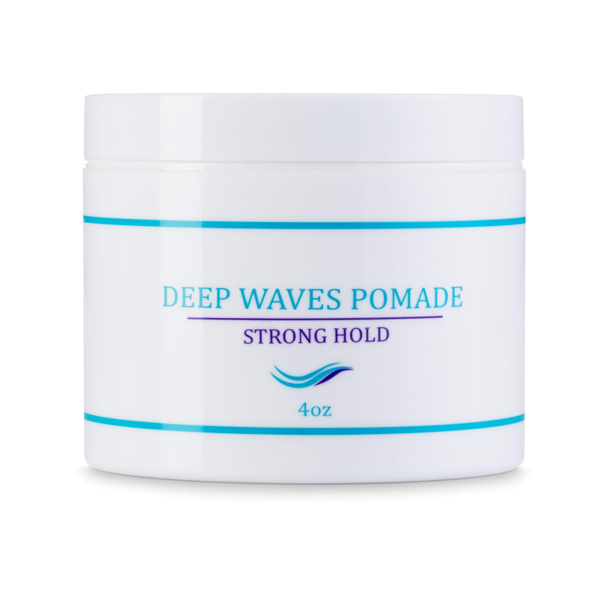 OCEAN VIEW DEEP WAVES POMADE- Water-Based Hair Cream for 360 Wave Training and Wolfing- Silky Smooth Application and Styling, Strong Hold, Easy Wash- Waver and Barber Accessories - 4oz Tin Can