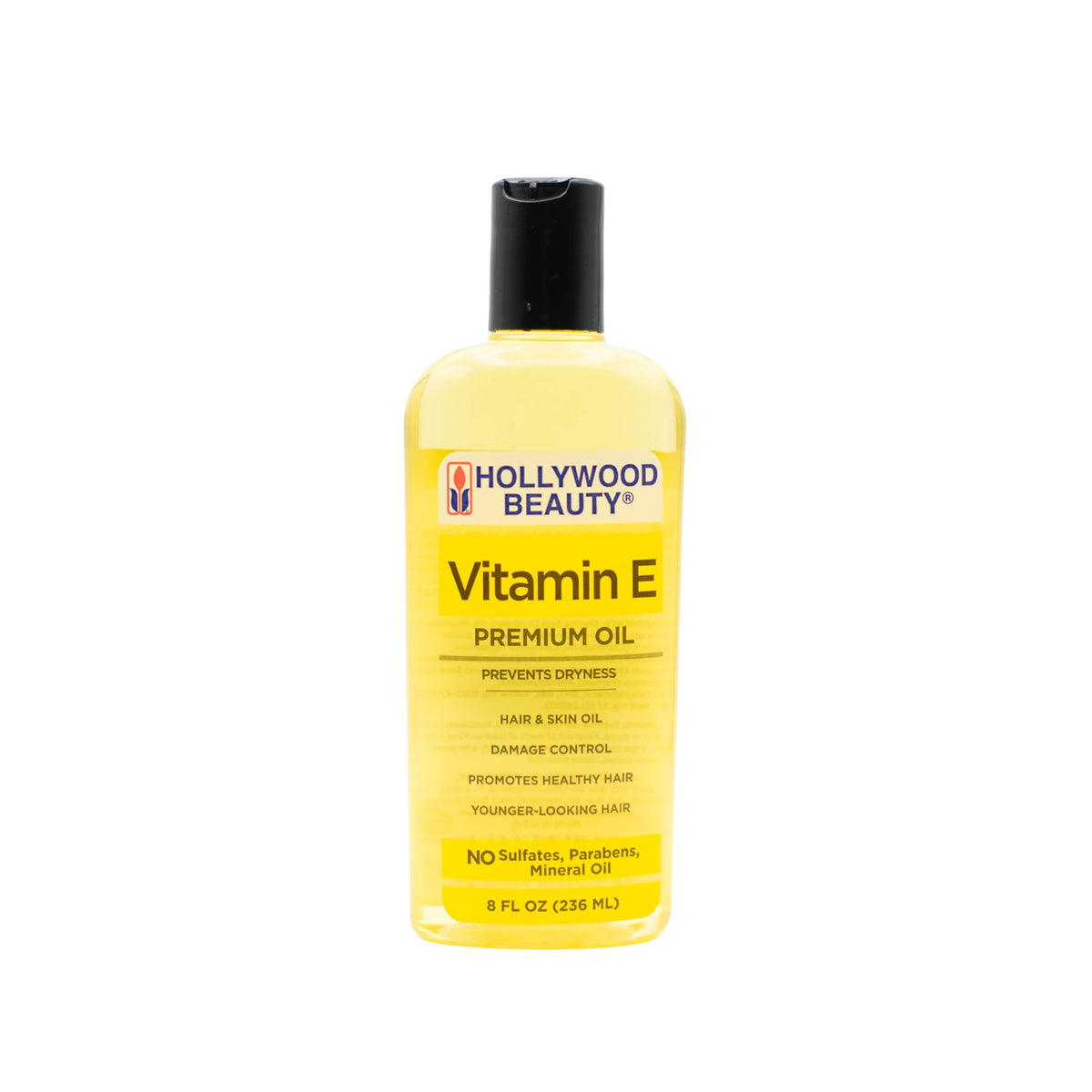Hollywood Beauty Vitamin E Oil for Hair, Scalp, and Skin, VALUE SIZE 16 fl oz - Prevents Dryness and Helps Repair Damage