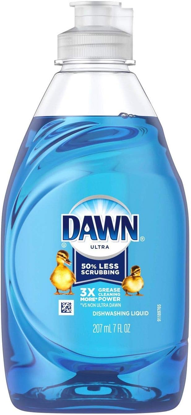 Dawn Ultra Dish Soap Refill Jug, Large Size Original Blue Liquid Dishwashing Detergent, Powerful Dish Soap for Grease, 51.5 oz