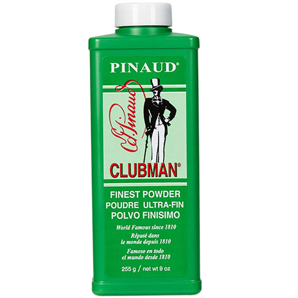 Clubman Pinaud Finest Powder, White, Skin Soothing, 4 oz