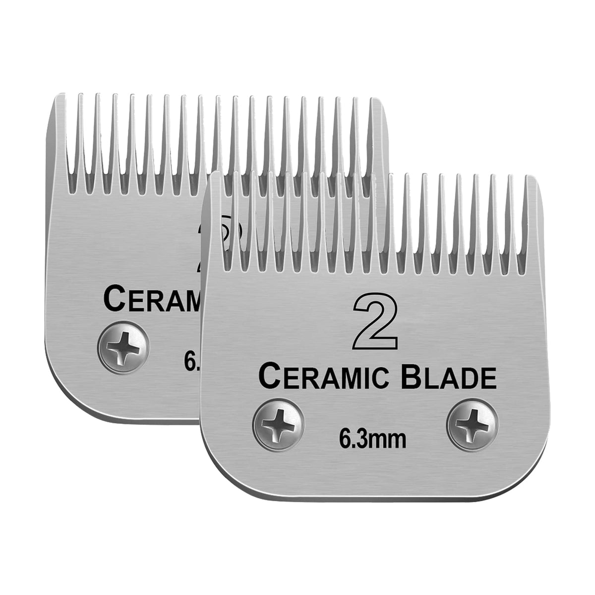 Detachable Ceramic Blade set compatible with Andis/Oster Classic 76 Clipper