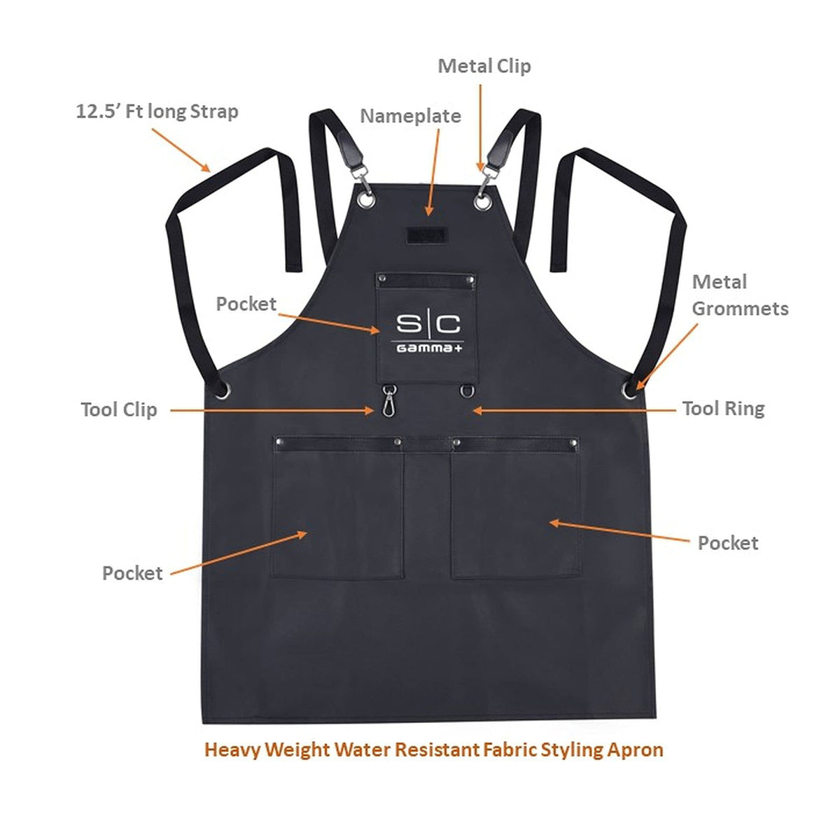 Stylecraft Heavy Weight Waterproof Professional Barber-Salon Apron