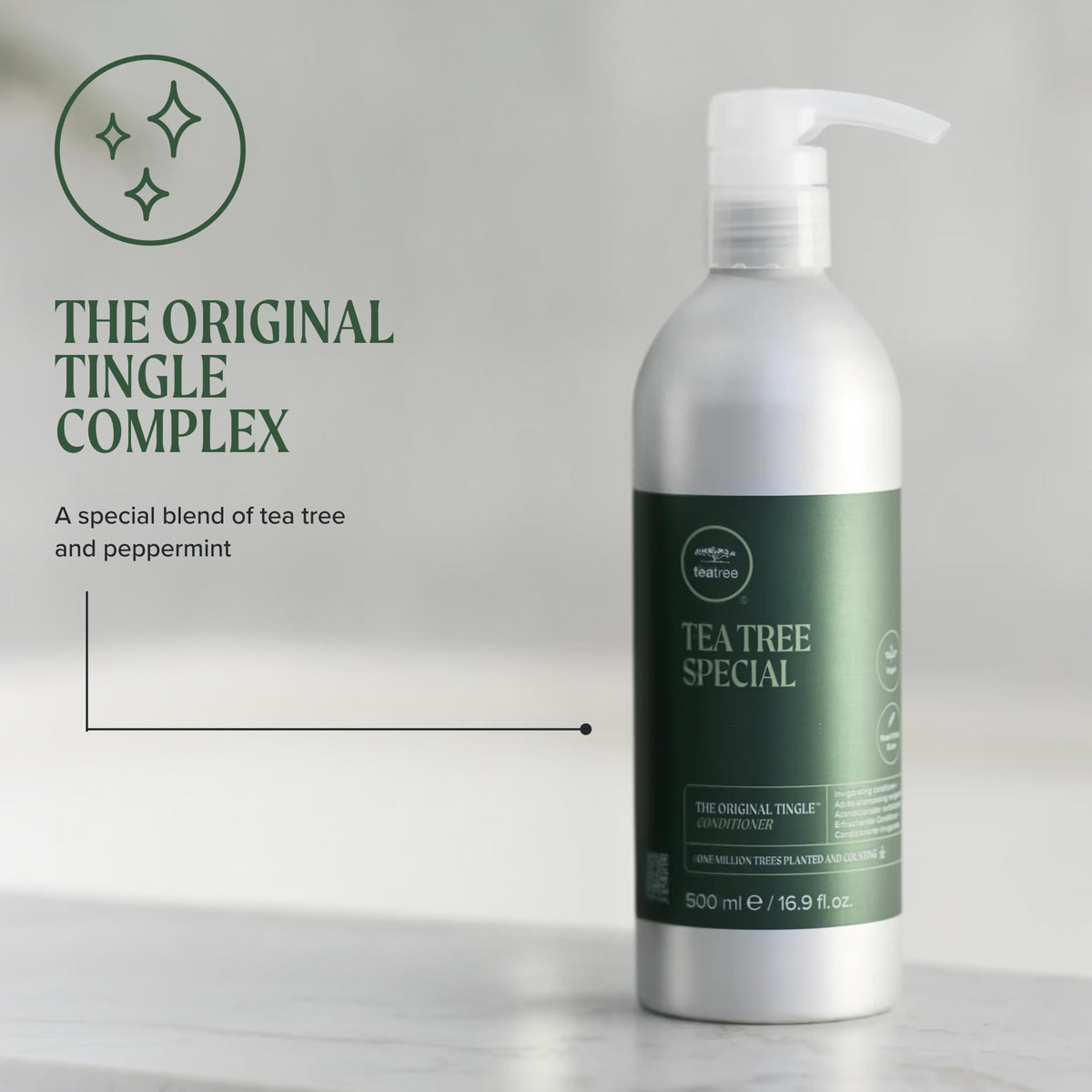 Tea Tree Special Conditioner, Detangles, Smooths + Softens, For All Hair Types