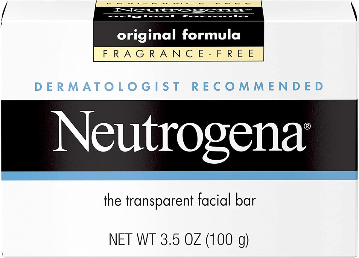 Neutrogena Original Transparent Facial Cleansing Bar, 3.5 oz