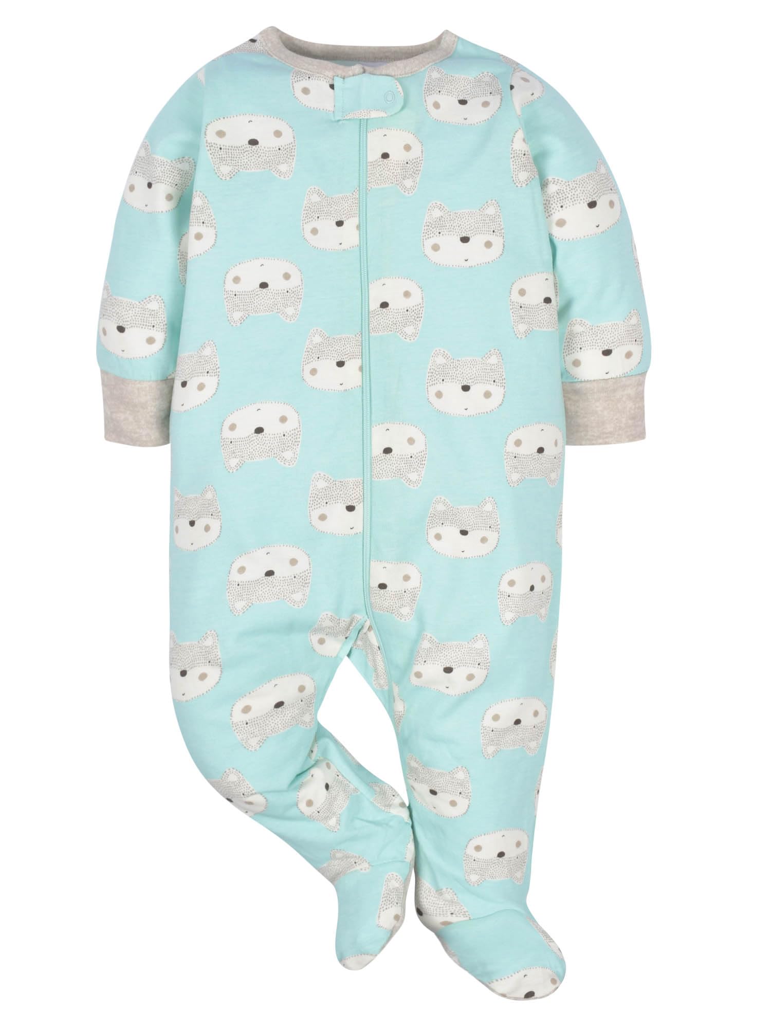 Gerber Baby Boys 4-Pack Sleep 'N Play Footie
