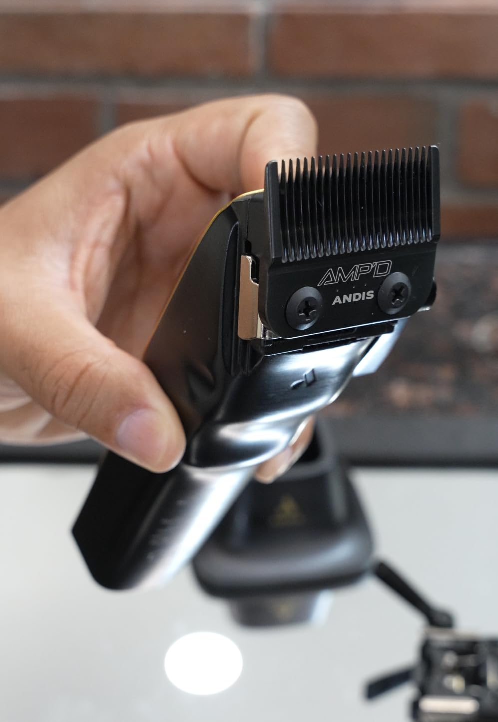 Andis 562312 Phenom Corded/Cordless Hair Clipper, Phaze Blade, Gold