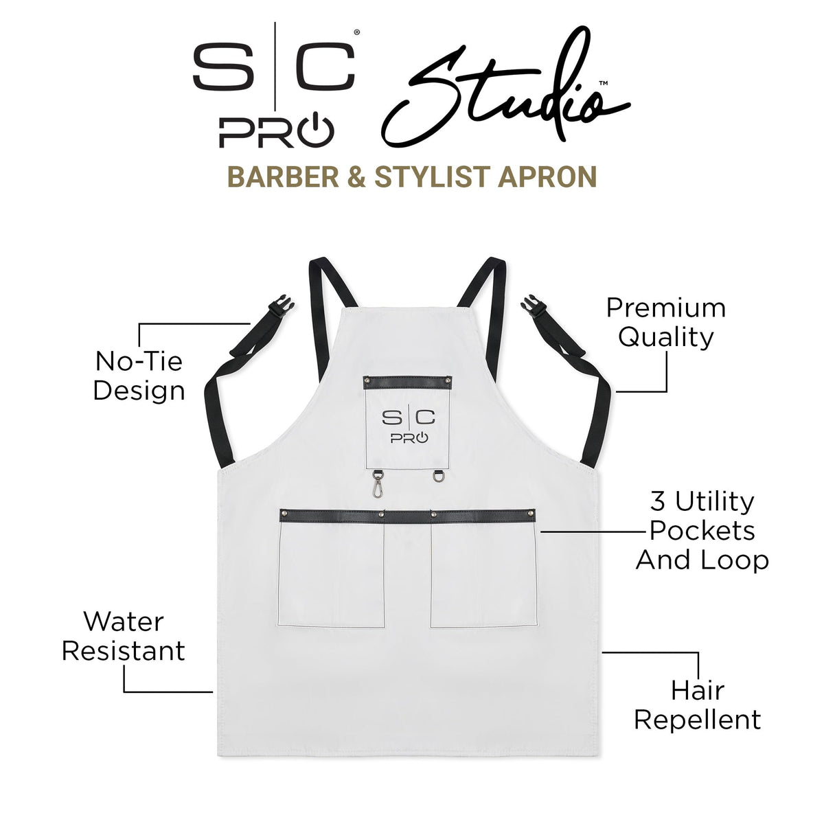 Stylecraft Heavy Weight Waterproof Professional Barber-Salon Apron